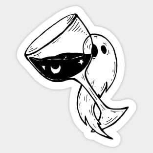 My Wine Moon Sticker